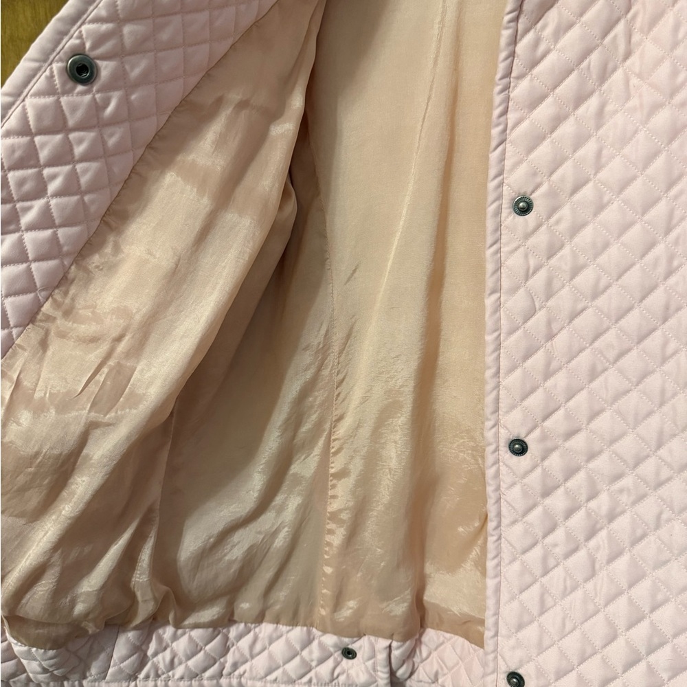 Ralph Lauren- Baby Pink Quilted Women's Jacket - Picture 7 of 7